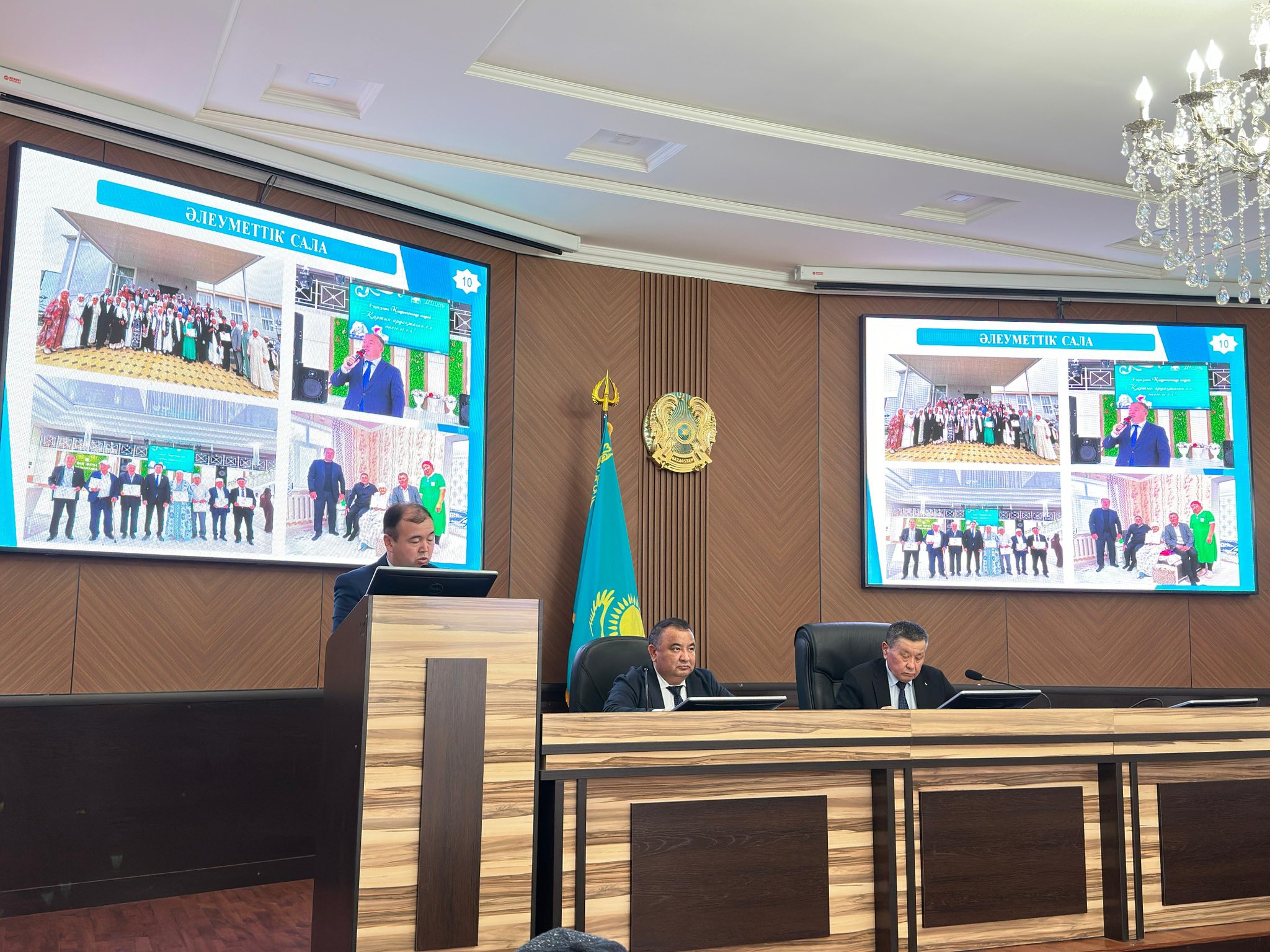 БӘЙДІБЕК: ҚОҒАМДЫҚ КЕҢЕСТІҢ КЕЗЕКТІ ОТЫРЫСЫ ӨТТІ