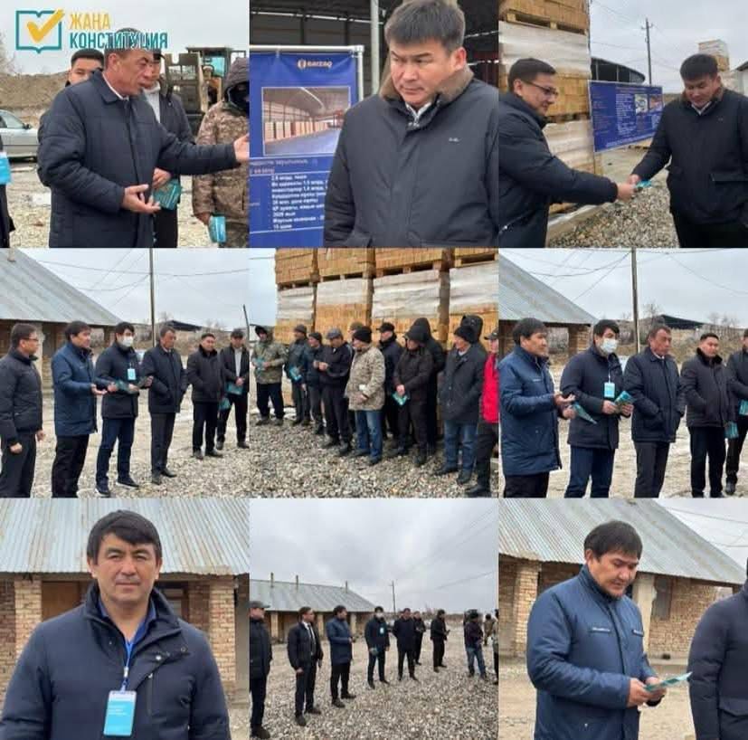 Еңбек ұжымымен  кездесу өтті