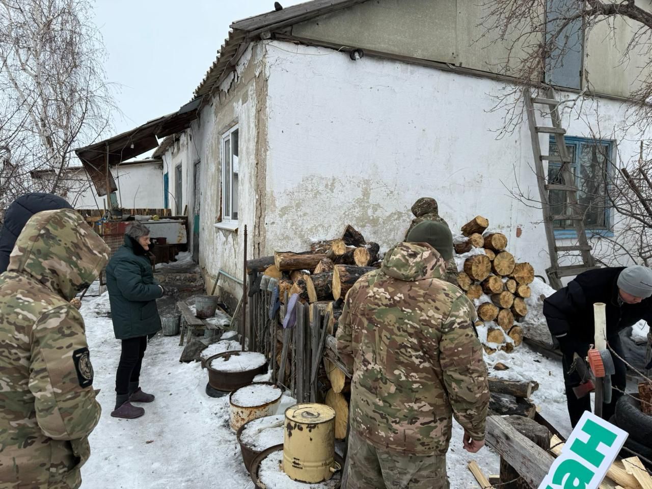 Науырзым ауданында "Қарлы десант" акциясы өтті