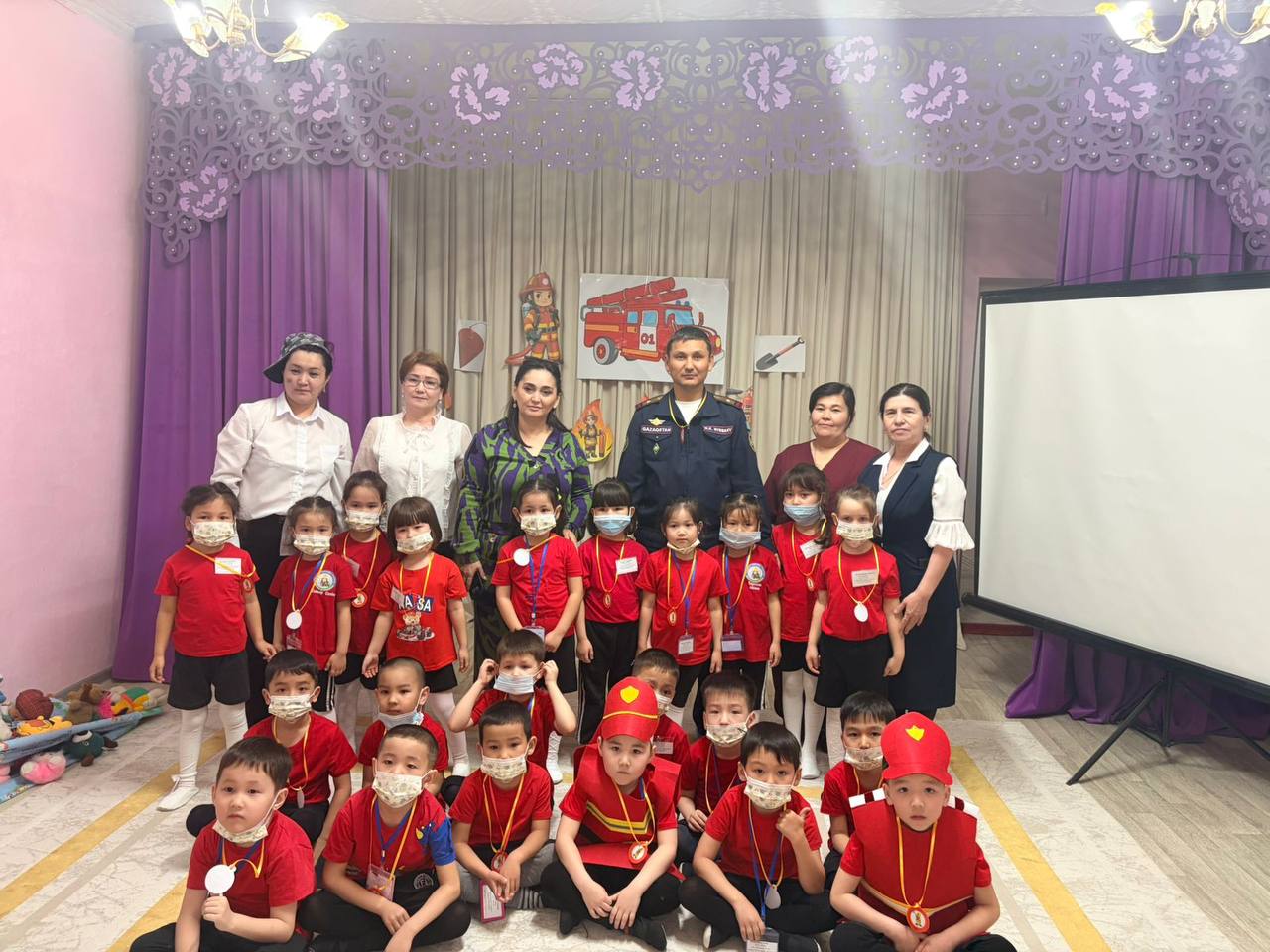Қаратау қаласында «Бірыңғай өрт қауіпсіздігі күні» аясында ашық сабақ өтті