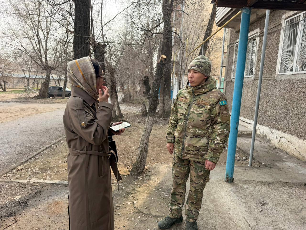 Шу ауданында тұрғындарға қауіпсіздік ережелерін түсіндірілді