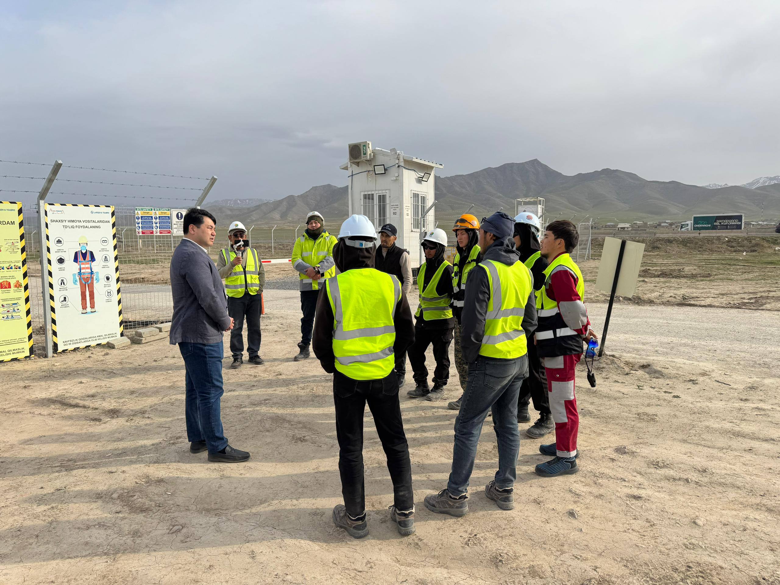 О встрече с работниками казахстанской компании  в Самаркандской области