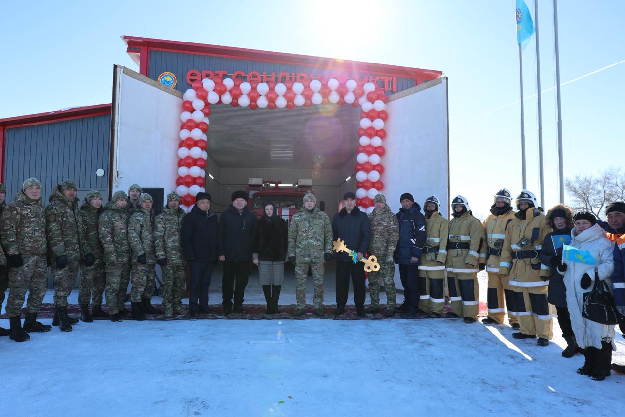 160-ый добровольный пункт пожаротушения открылся в Западно-Казахстанской области