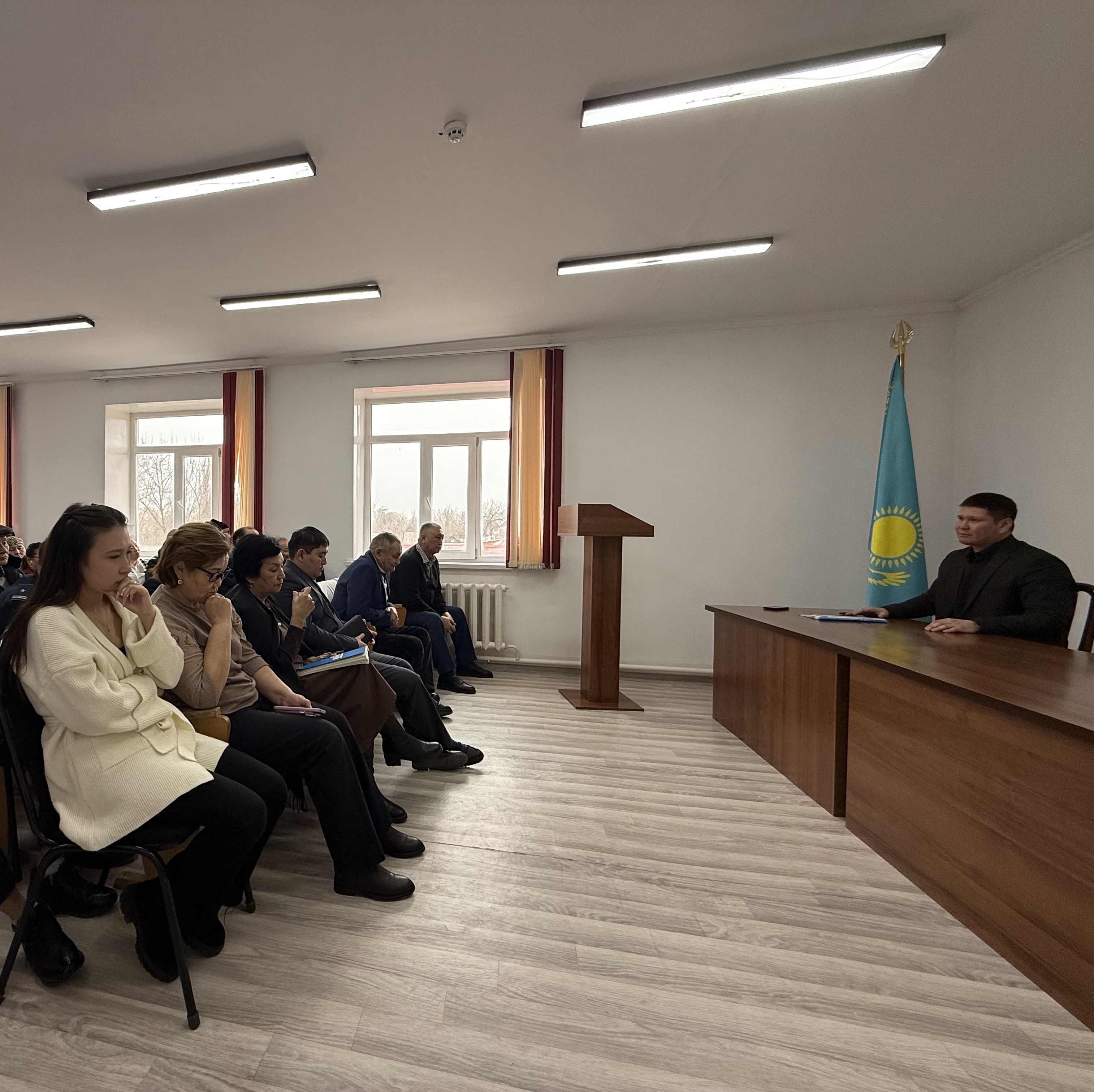 Есептік кездесу тұрғындармен