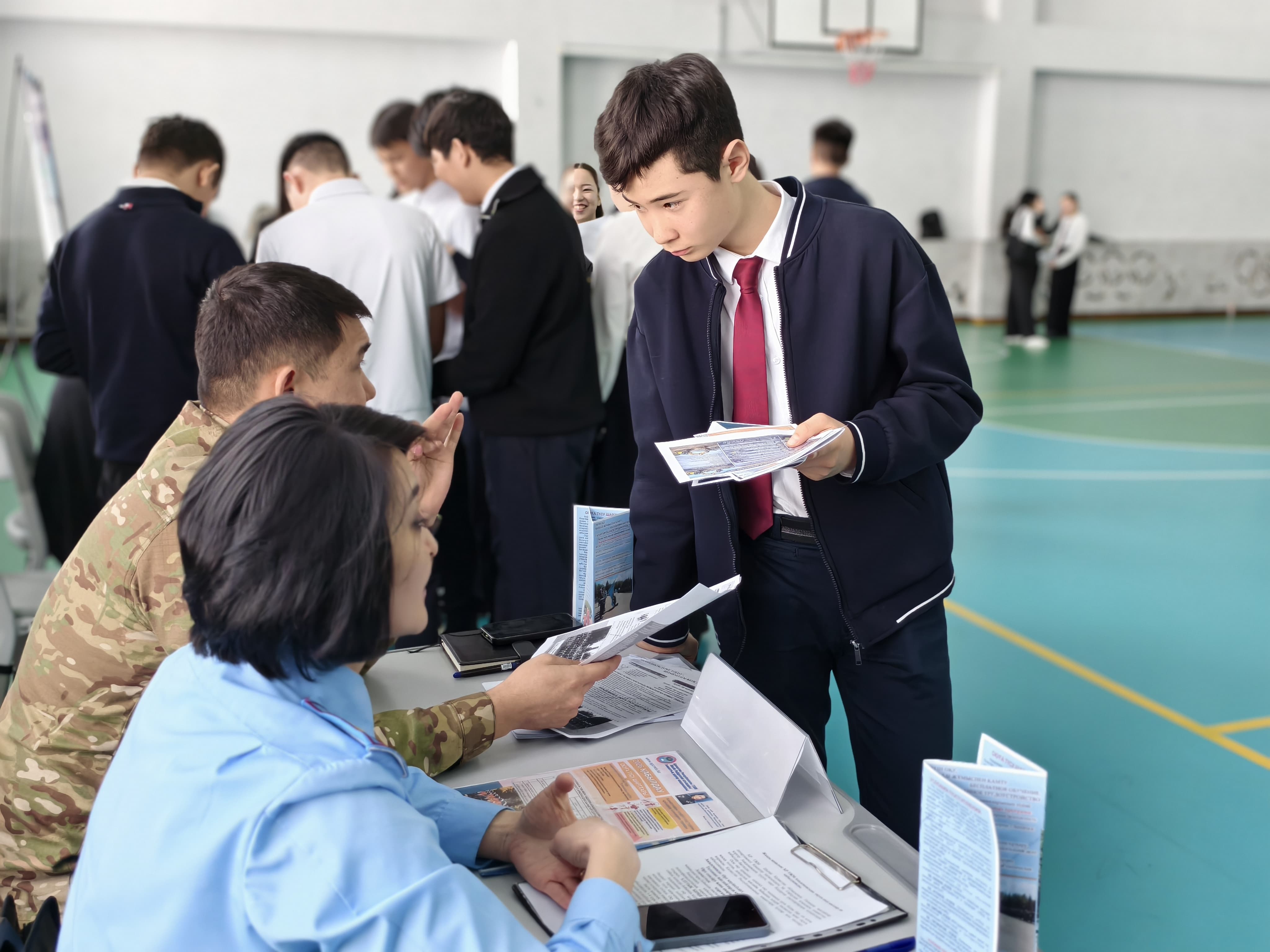 Мамандықтар жәрмеңкесі құтқарушылардың қатысуымен өтті