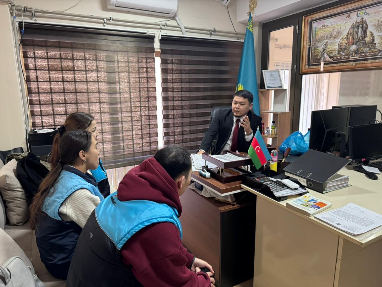 2026 жылдың 27 ақпанында «АКД СЕРВИС» ЖШС мекемесімен кездесу өтті.