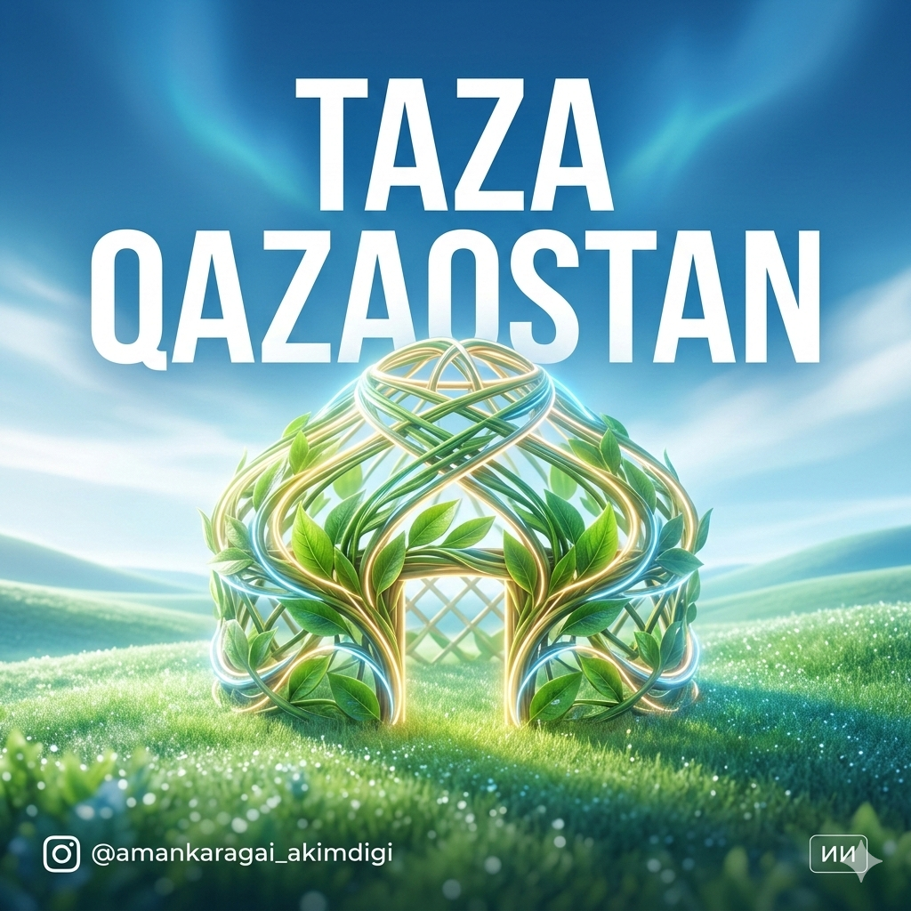 Таза Қазақстан – бұл әрқайсымыздың жүрегімізден басталатын өзгеріс.