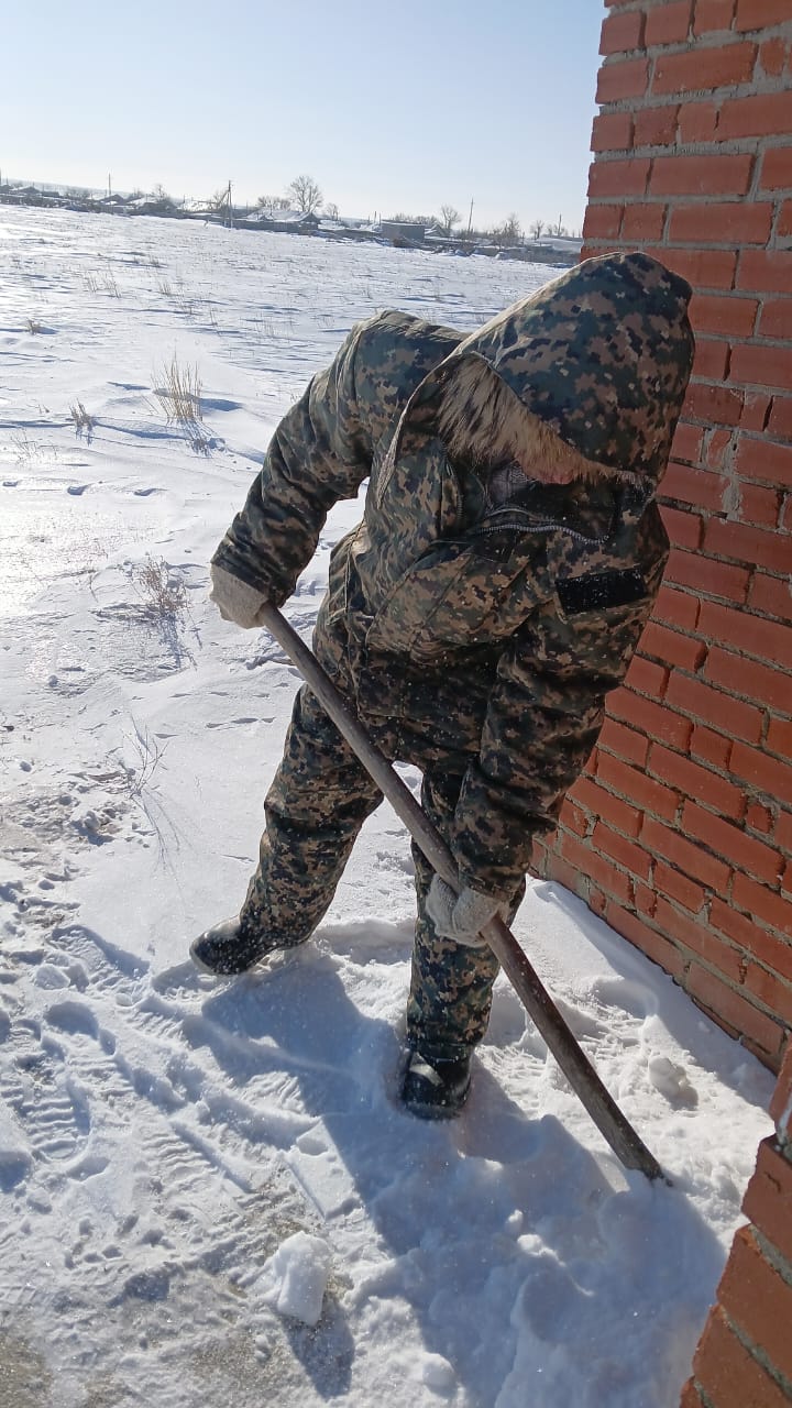 Қыста аумақты күту