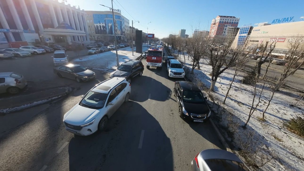 Құтқарушылар «Жол бер!» акциясы аясында «Өмір дәлізін» қалыптастыруды көрсетті