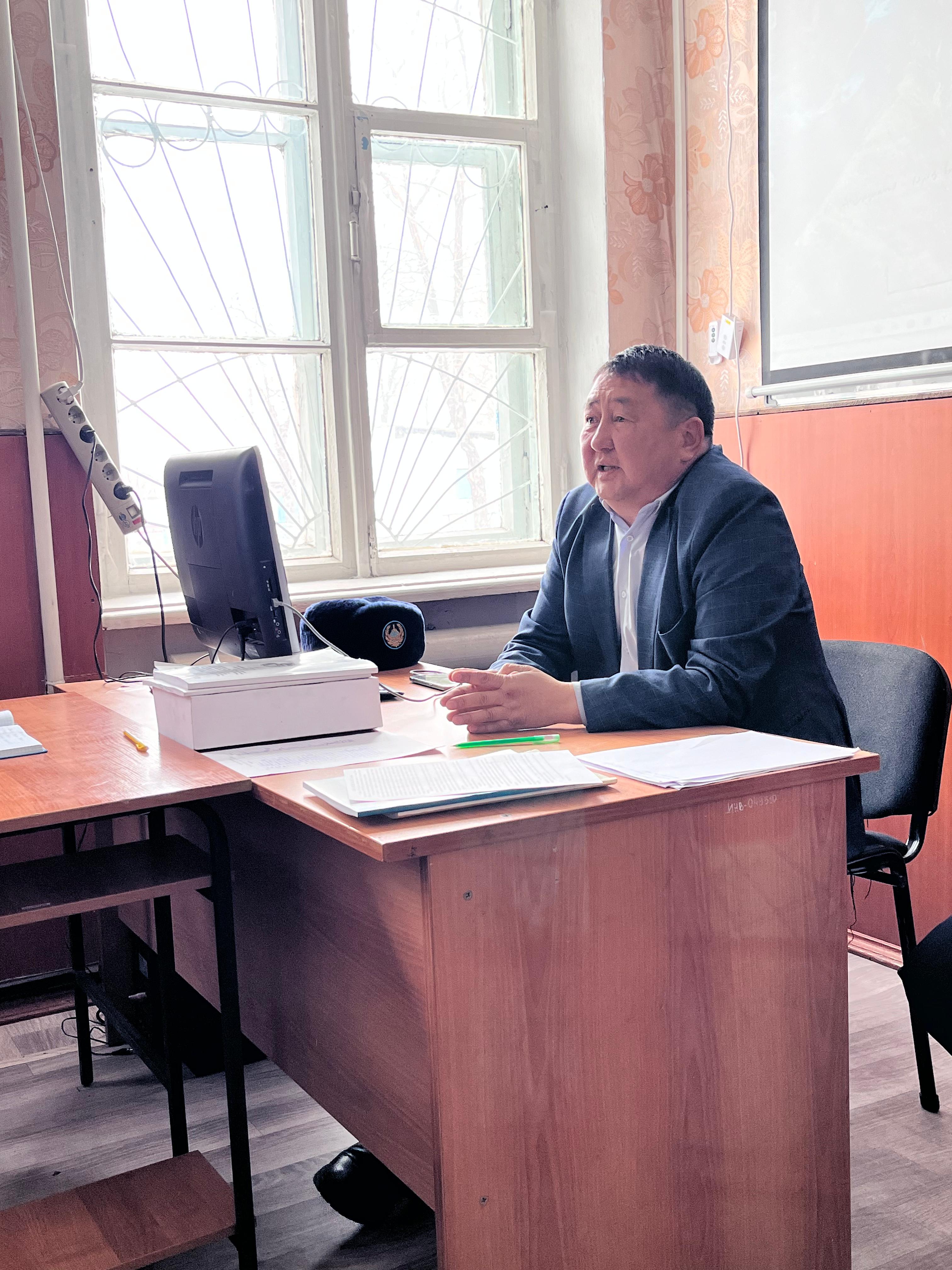 Округ әкімі Н.Бейсембаевтың Бескөл ауылы тұрғындарымен кездесу өткізді