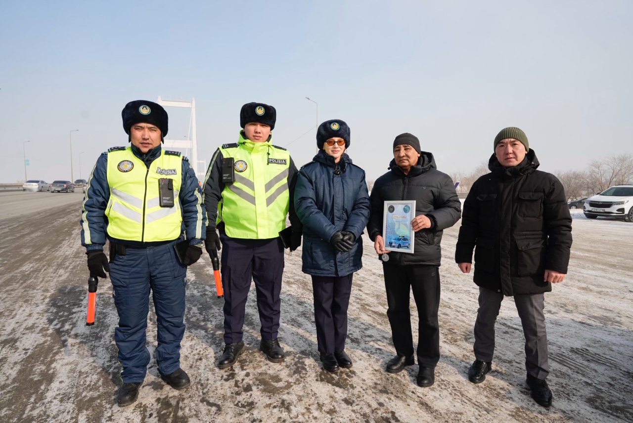 Абай облысында «Заң мен тәртіп» идеологиясы аясында «Үлгілі жүргізуші» акциясы ұйымдастырылды