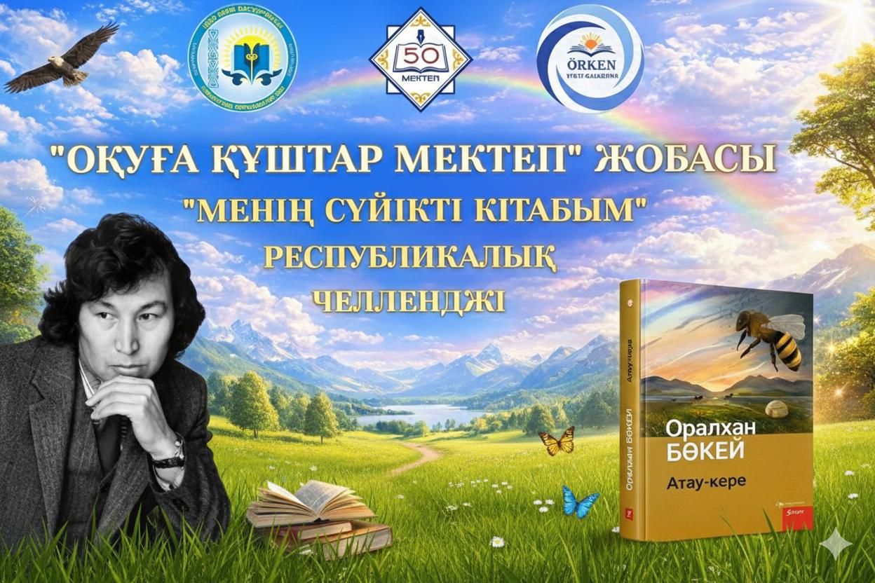 «Менің сүйікті кітабым» атты республикалық челленджі өтті