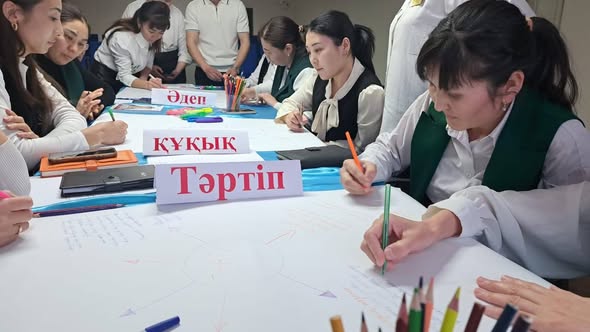 «Асыл-шәкірт» жеке меншік балабақшасында аудандық дөңгелек үстел өтті