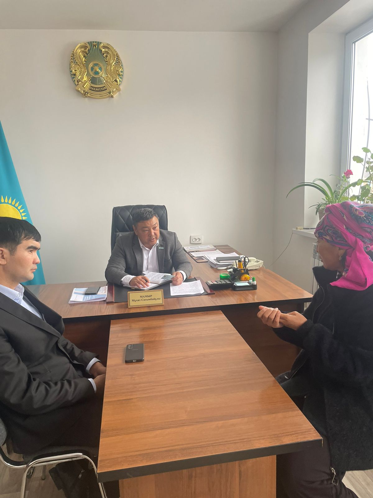 Округ әкімі жеке қабылдау өткізді