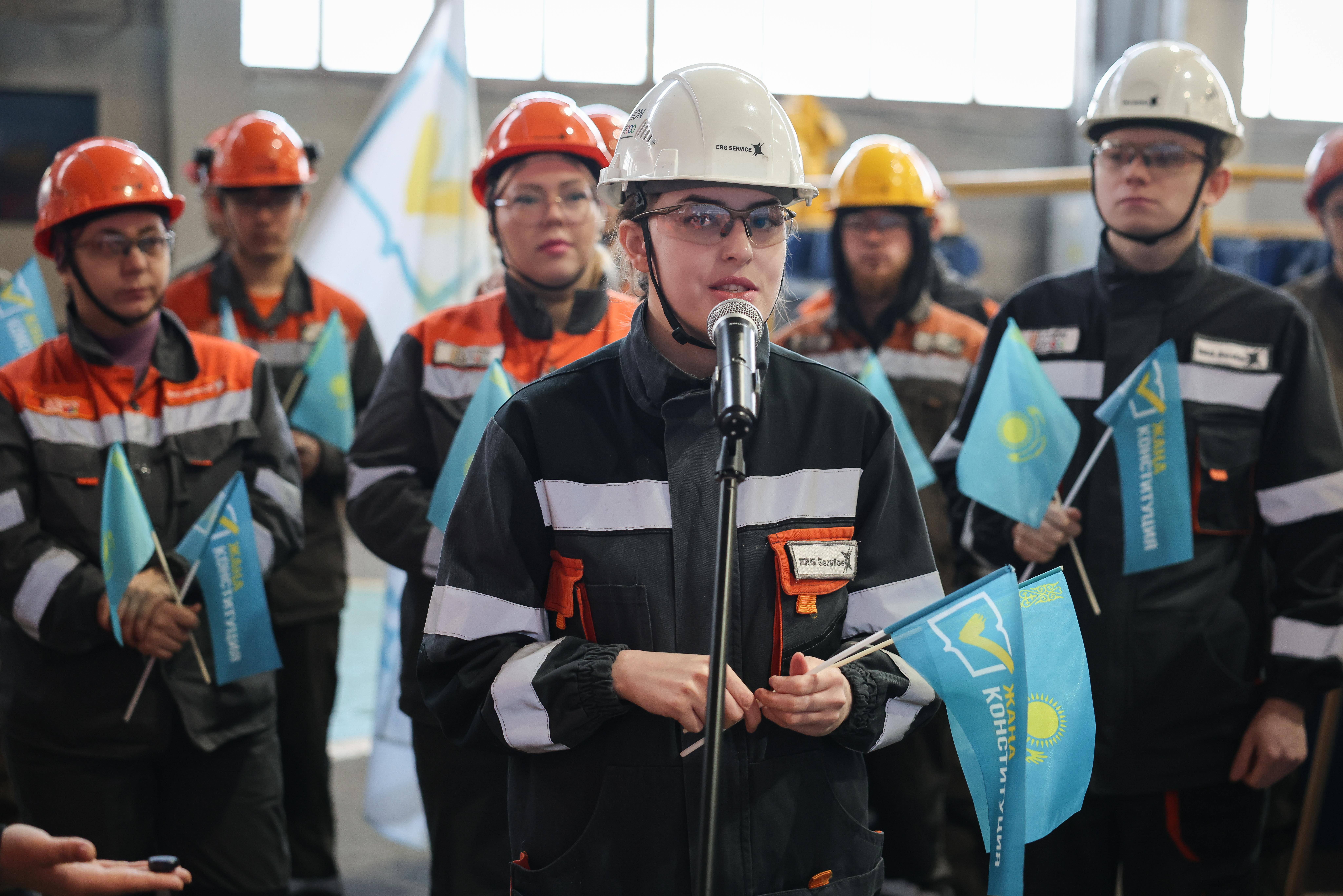 Жалпыұлттық коалиция өкілдері ERG компаниясының өндірістік алаңында болды