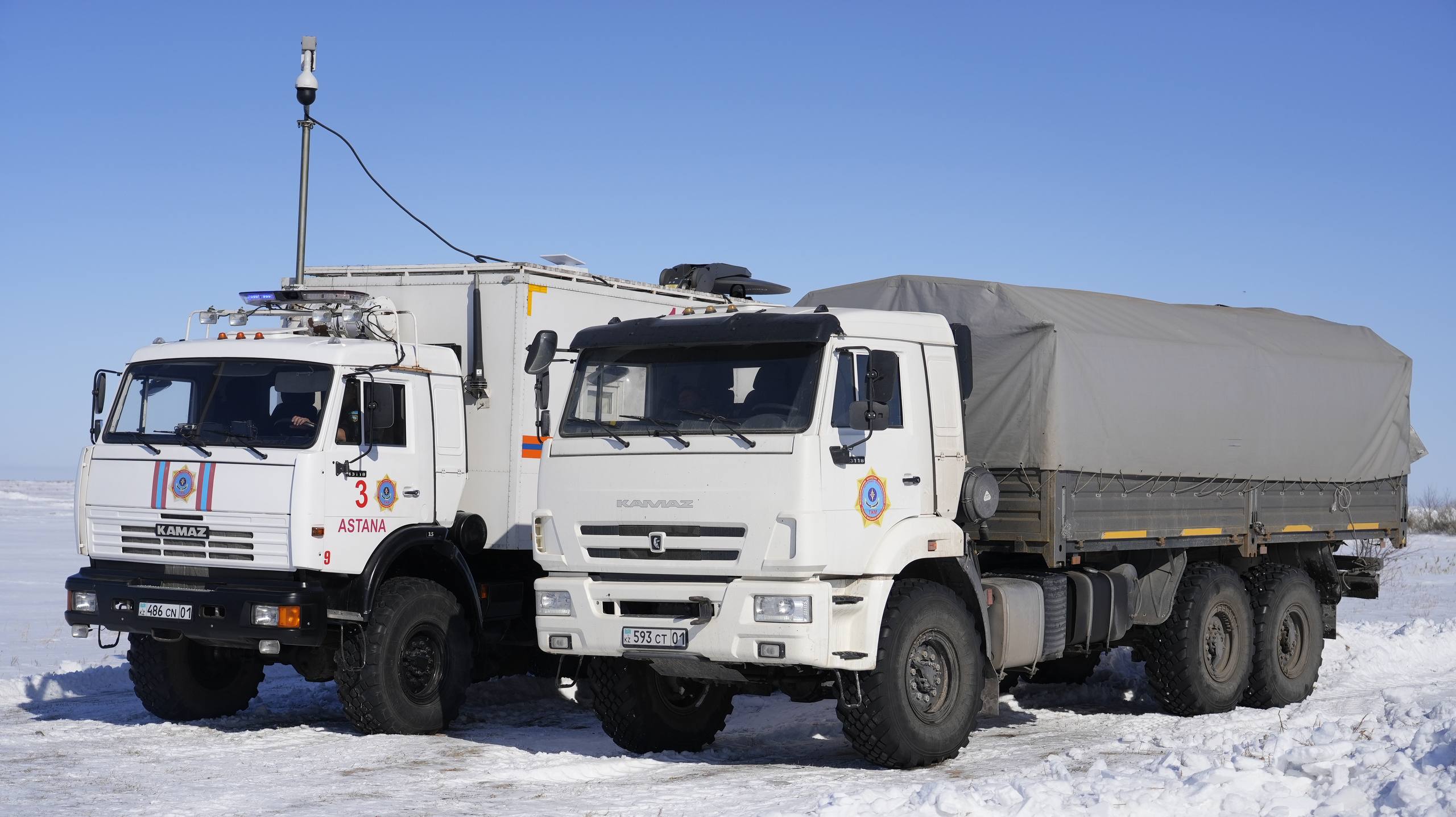 Силы и средства ДЧС г. Астаны отработали противопаводковые мероприятия в Акмолинская область