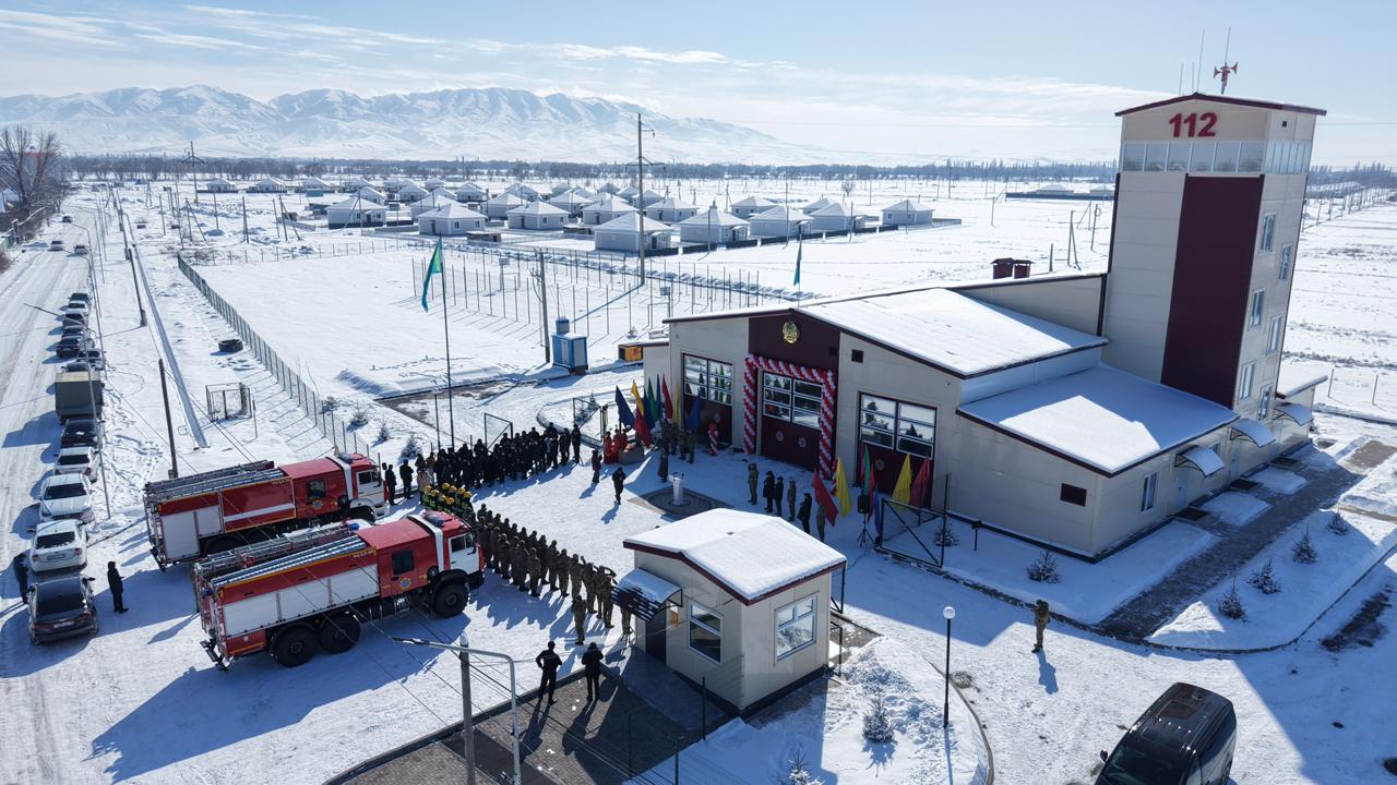 Балпық би ауылындағы жаңа өрт сөндіру депосы 13 елді мекеннің қауіпсіздігін қамтамасыз етеді