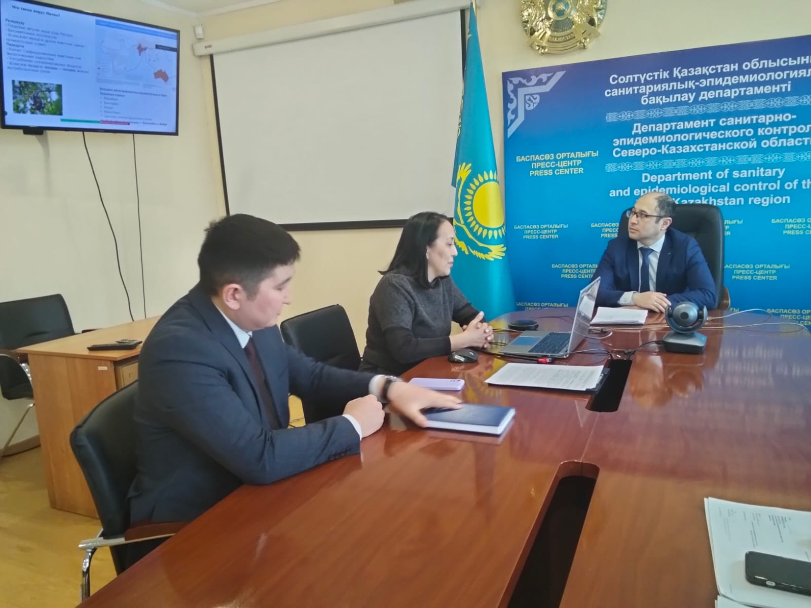 В Департаменте санитарно-эпидемиологического контроля СКО состоялся областной семинар по вирусу Нипах