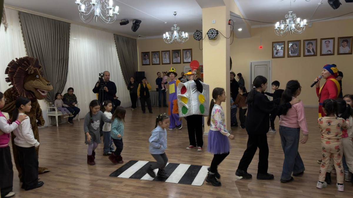 Полиция провела профилактическое мероприятие для детей по безопасности в Мангистауской области