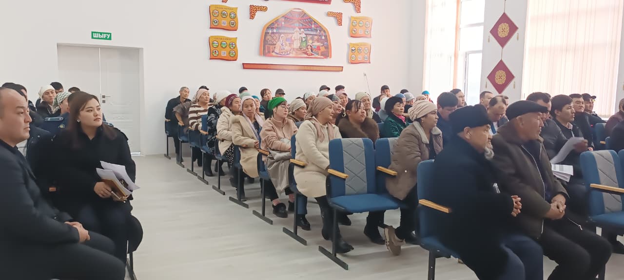 Аққұм ауыл округінде Ұзақов Уалихан Жамалханұлының &nbsp;жылдық есеп беру өтті.