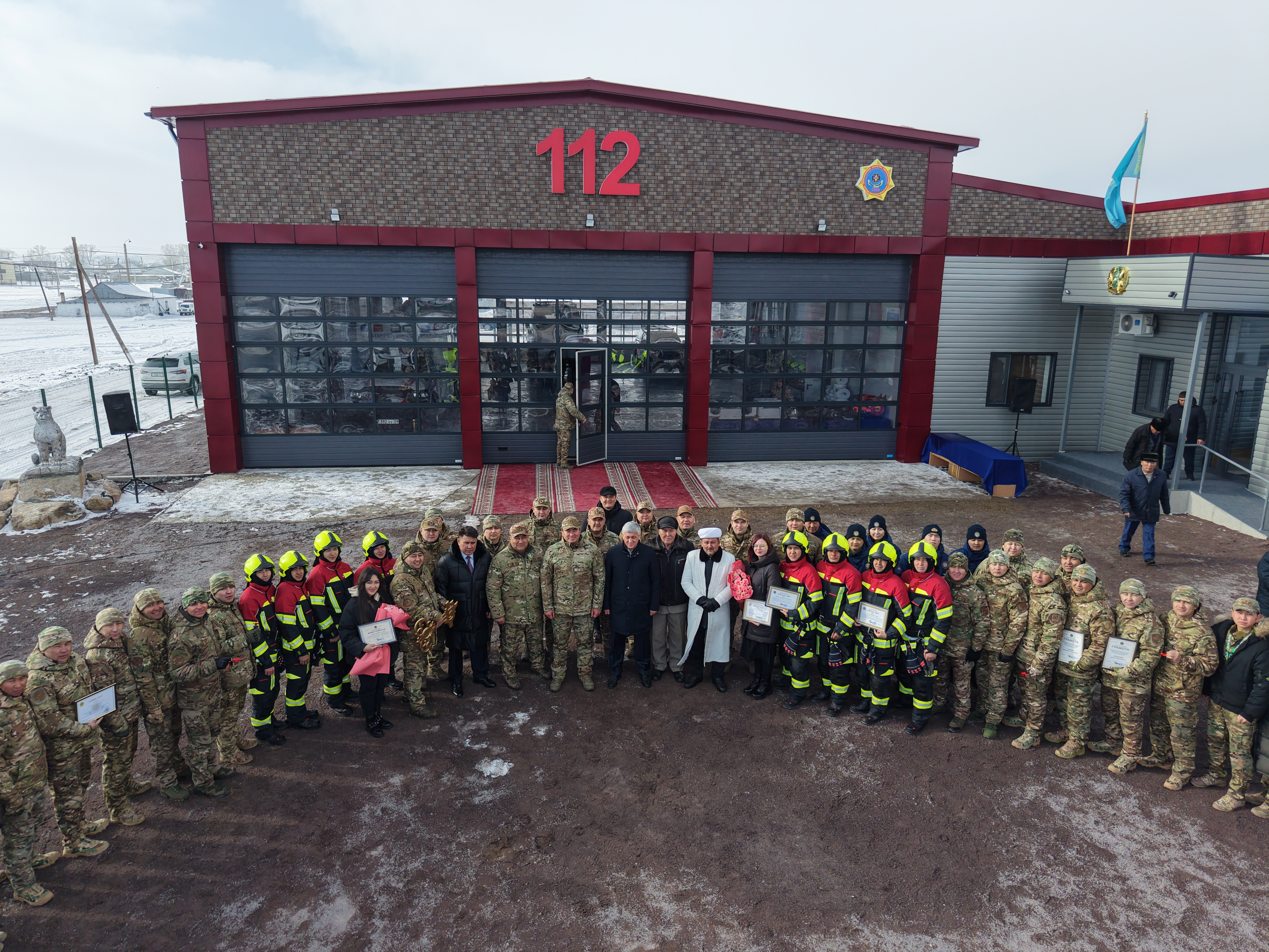 Чингис Аринов продолжает реновацию пожарных частей: новый объект открыт в Аксу-Аюлы