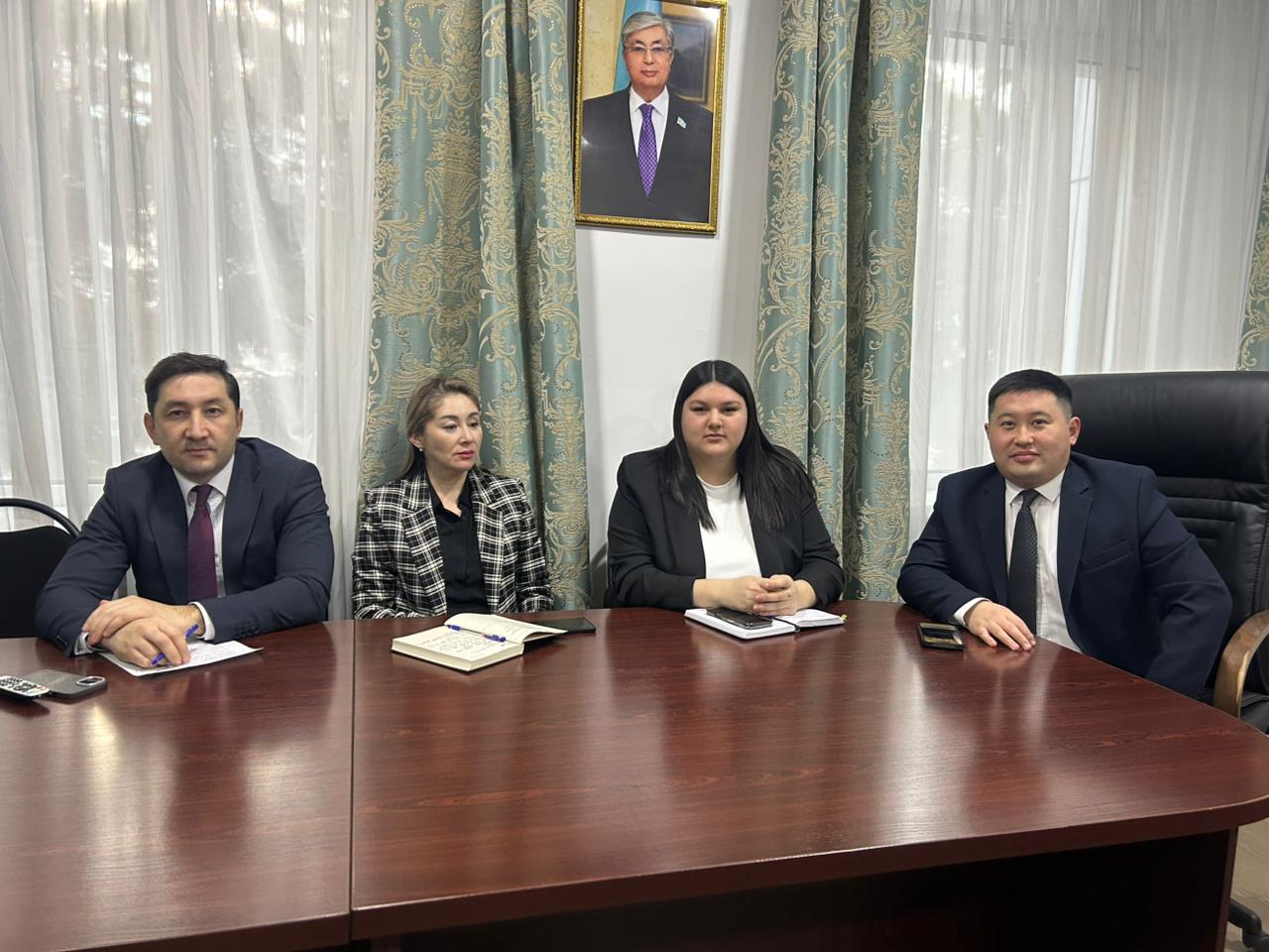 Совещание в Департаменте Комитета государственной инспекции труда Министерства труда и социальной защиты населения республики Казахстан по Северо-Казахстанской области по проекту новой Конституции Республики Казахстан