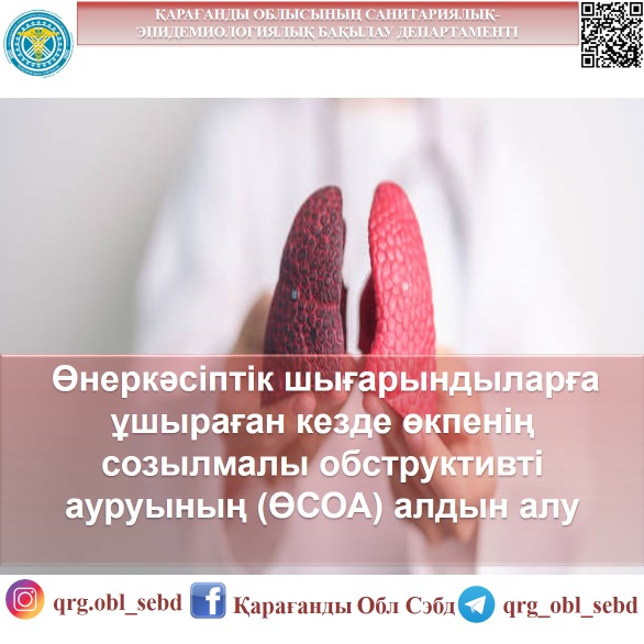Өнеркәсіптік шығарындыларға ұшыраған кезде өкпенің созылмалы обструктивті ауруының (ӨСОА) алдын алу