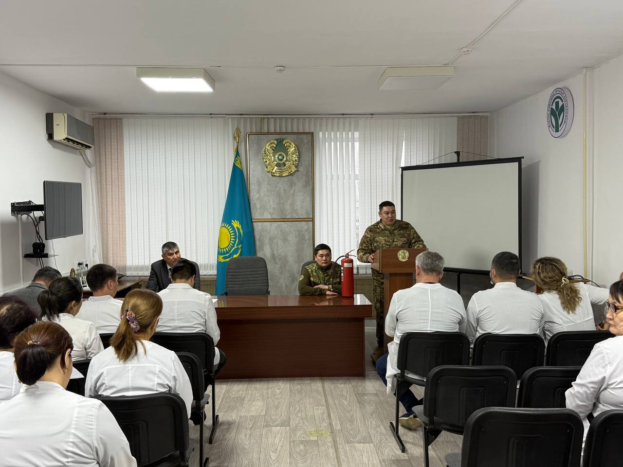 #ӨзіңдіТексеріпҚауіпсізБол акциясы аудандық орталық ауруханада өтті