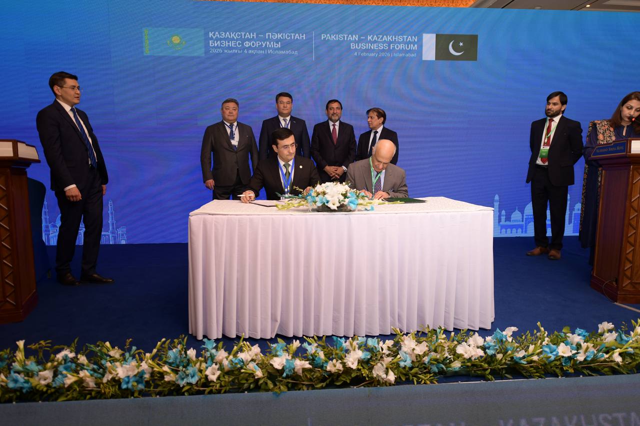 «Қазақстан – Пәкістан» бизнес-форумы аясында жалпы құны 200 млн АҚШ долларына жуық 32 коммерциялық құжатқа қол қойылды