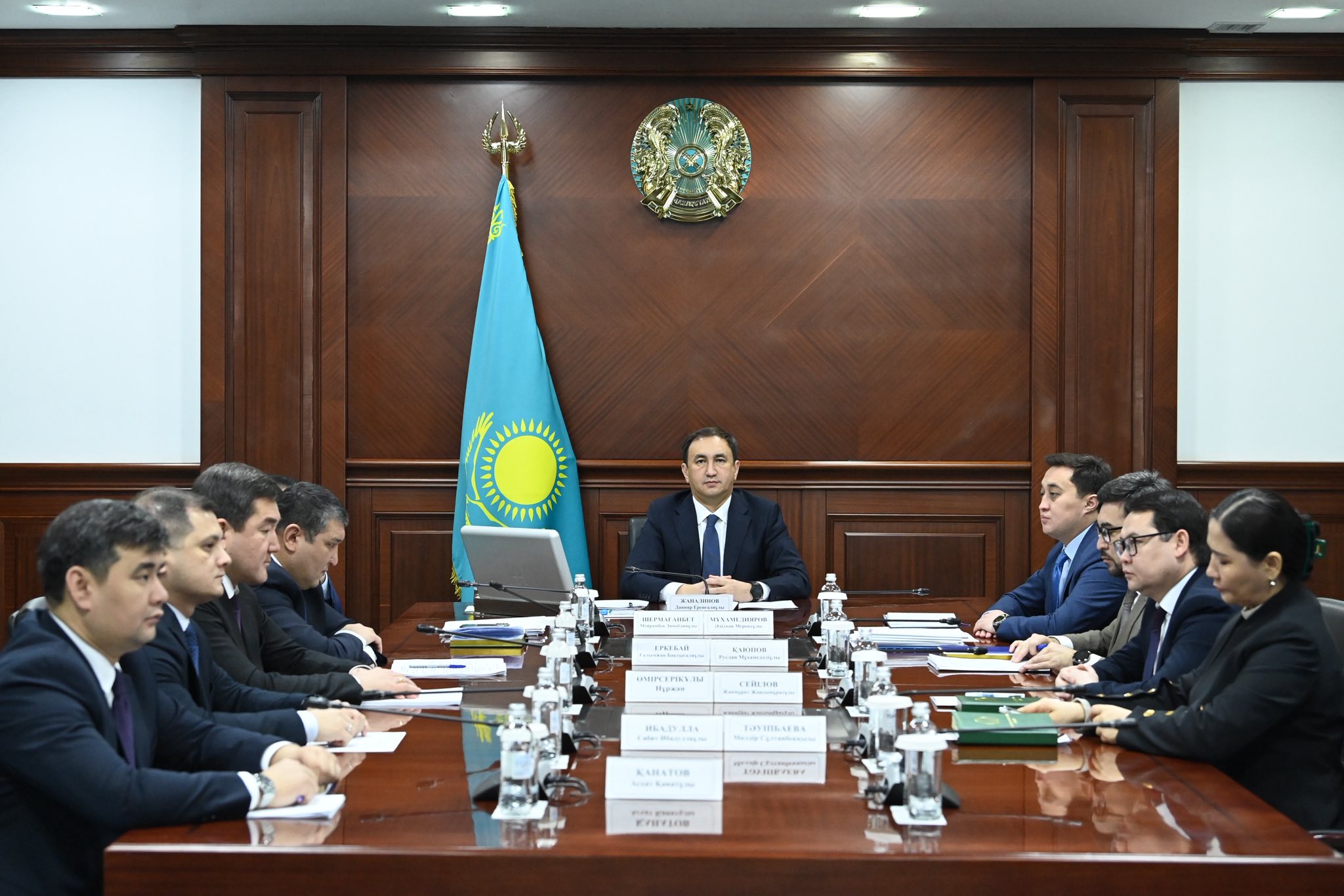 Progress on the implementation of the national environmental program "Taza Kazakhstan" was reviewed