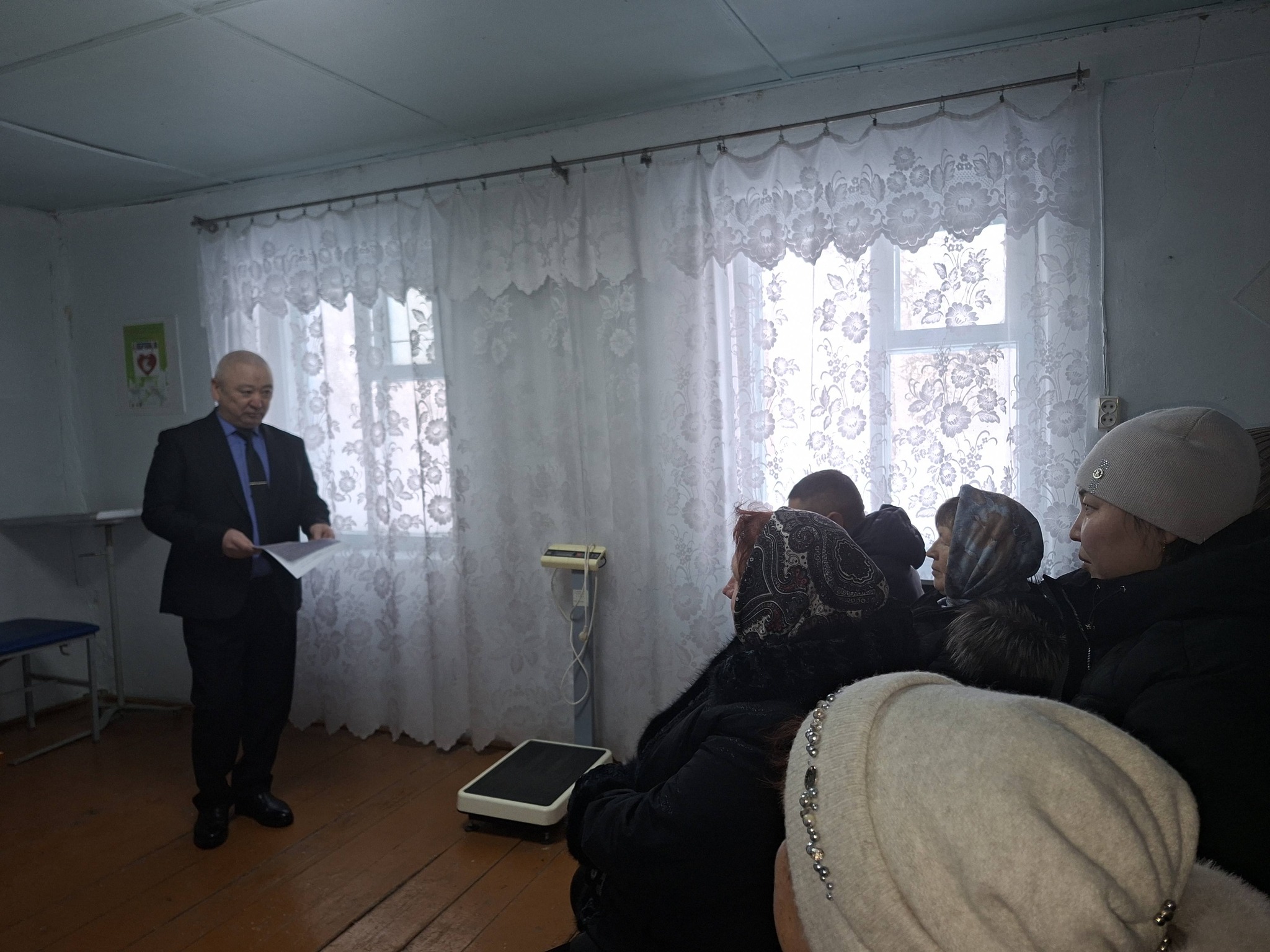 2026 жылы 03 ақпанда Налобино ауылдық округінің әкімі Қ. Е. Мендекеев Гайдуково ауылында халықпен кездесу өткізді.