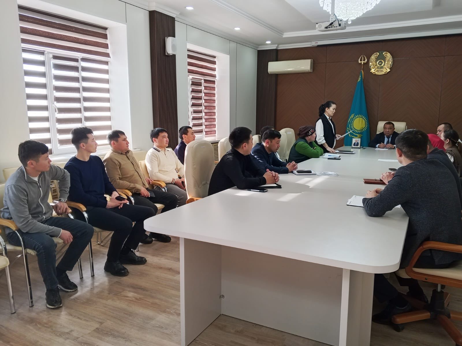 БӘЙДІБЕК: АУДАНДА СПОРТ САЛАСЫН ДАМЫТУ МӘСЕЛЕЛЕРІ ТАЛҚЫЛАНДЫ