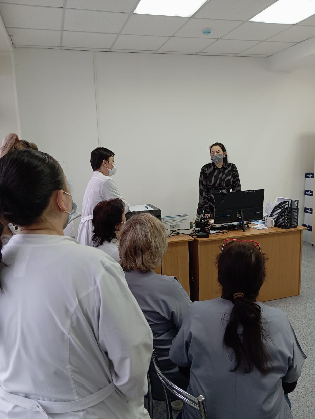 Проведено семинар-совещание с участием медицинских работников КГП на ПХВ «Больница г. Шахтинск» УЗ КО о важности иммунизации декретированных групп