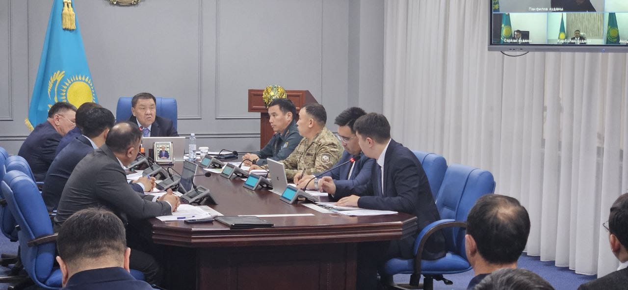 Жетісу облысында су тасқынына дайындық шаралары қаралды