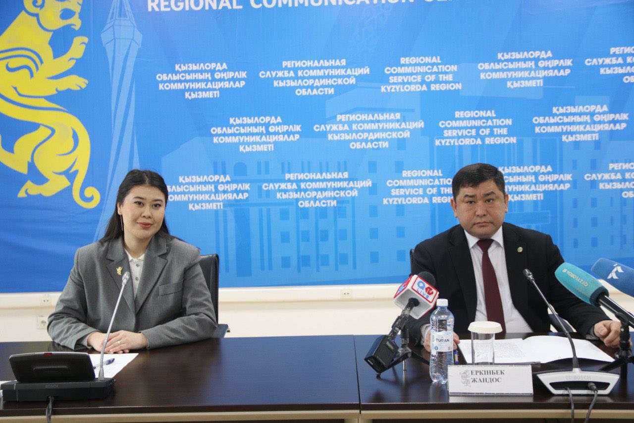 Аудан әкімі бақ өкілдеріне брифинг өткізді