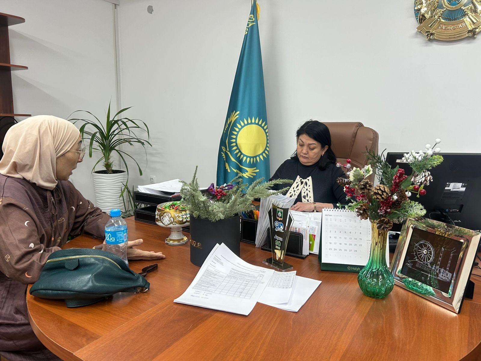 Азаматтарды жеке қабылдау.