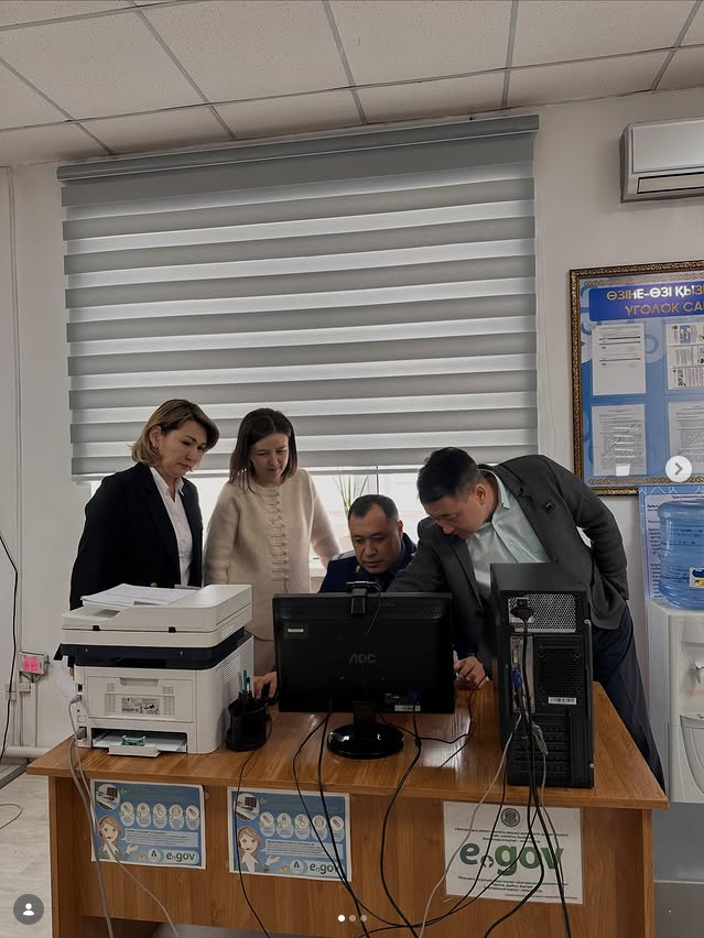 2026 жылғы 4 ақпанында Ұлытау облысының Әділет департаменті "Заң және тәртіп"қағидатын ілгерілету аясында Кеңгір ауылы әкімдігінің ғимаратында ҚСжАЕКБ-мен бірлесіп ​"құқықтық кабинеттің" жұмысымен танысты,