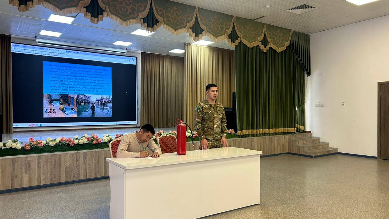 Меркі ауданында оқушыларға кәсіби бағдар беру кездесуі өтті