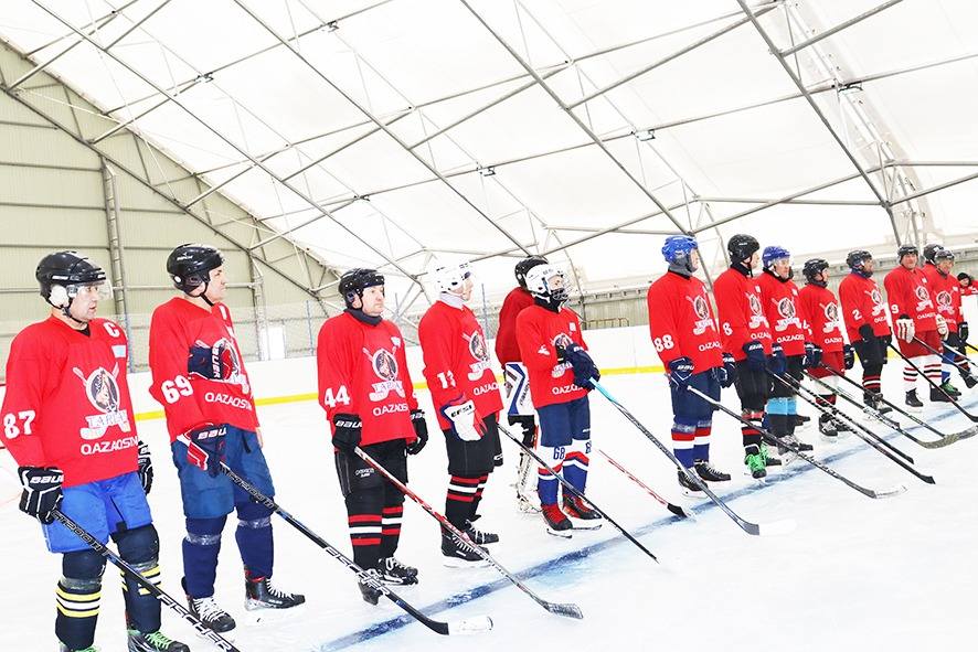 "Солтүстік" қысқы спорт мерекесі аясында шайбалы хоккейден аймақтық жарыстардың салтанатты ашылуы.