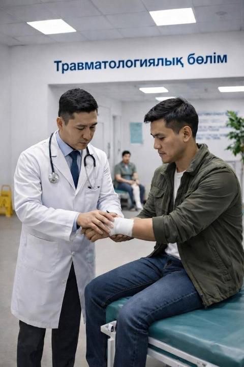 Куда могут обратиться за медицинской помощью жители, получившие травмы во время гололеда в Астане