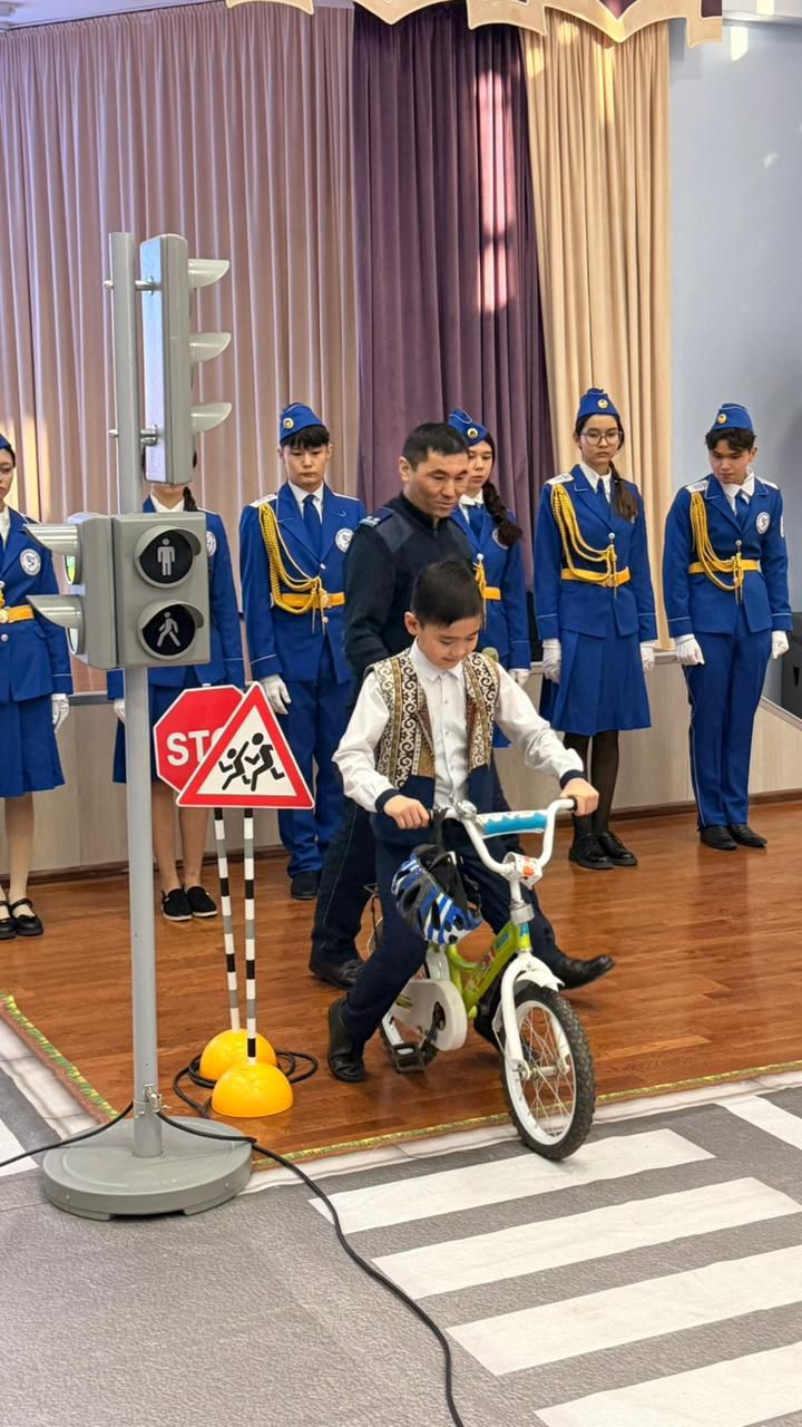 «Абай бол, жас өрен!» - гимназия оқушыларына жол қауіпсіздігі сабағы өтті