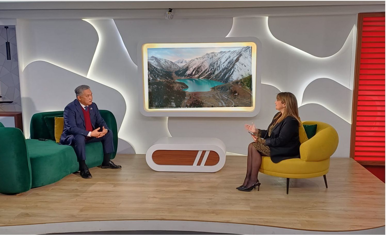 Ливандық телеарнада Қазақстан Елшісінің сұхбаты өтті