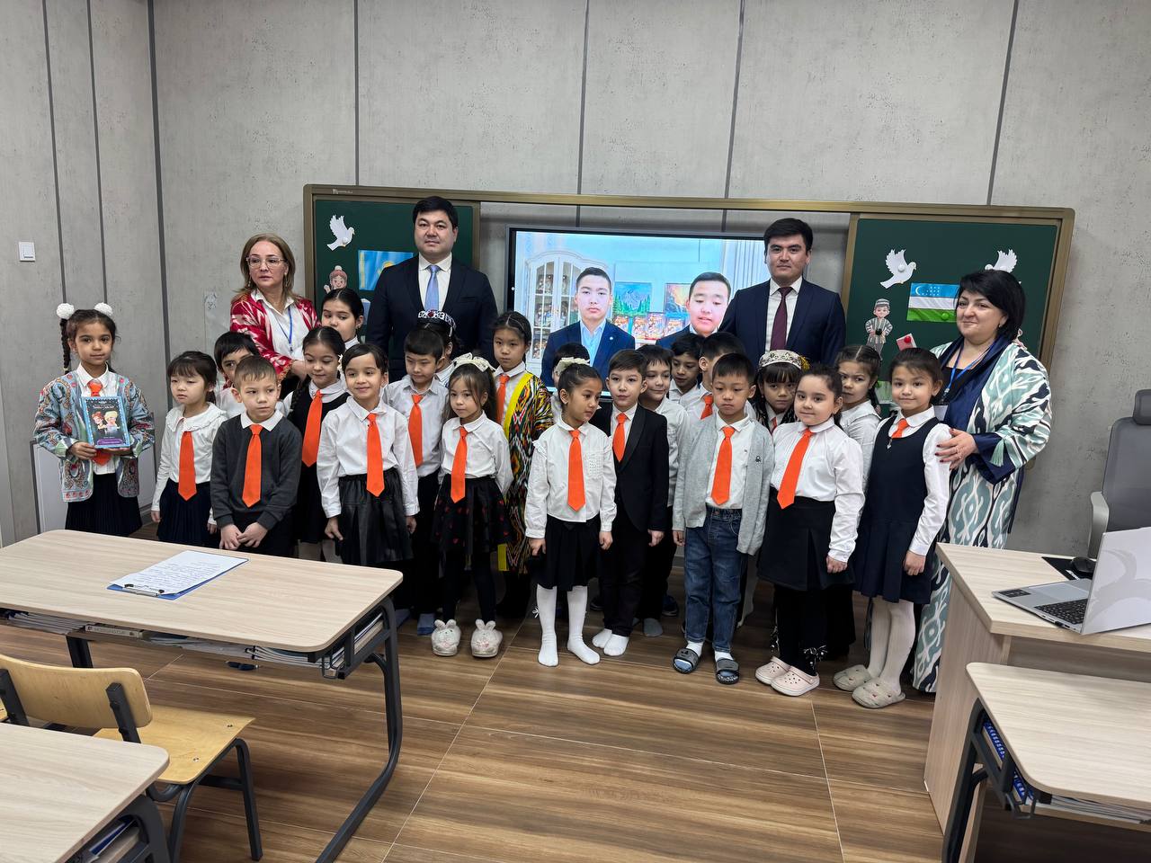 Қазақстан мен Өзбекстанның балалары кітап пен достық арқылы бірігеді