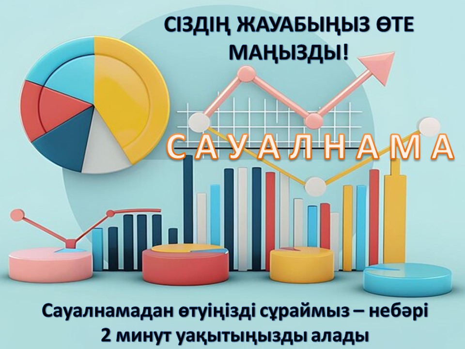 Қазақстан Республикасы «Педагог мәртебесі туралы» Заңының нормаларын қолдану тәжірбиесі бойынша педагог қызметкерлердің пікірін зерделеу мақсатында педагогтер арасында анонимді және ерікті түрде онлайн-сауалнама жүргізілуде