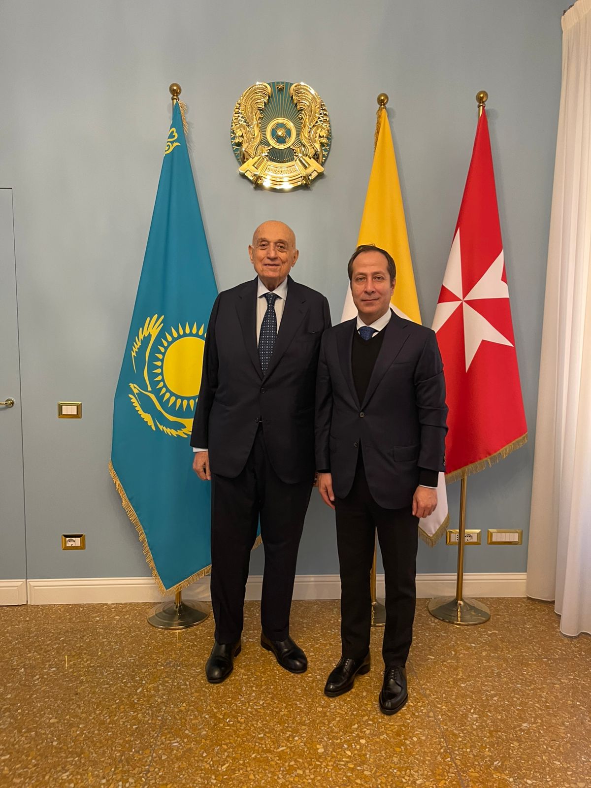 Қазақстан Республикасы Елшісінің Қасиетті Тақ жанындағы дипломатиялық корпустың дуайенімен кездесуі