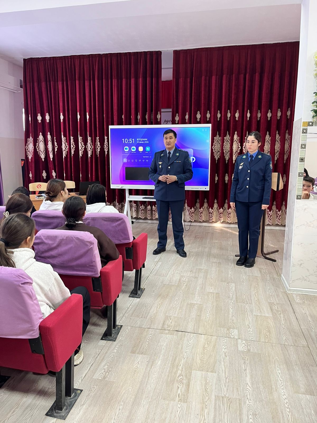 Состоялось агитационно-разъяснительное мероприятие по приглашению на обучение в Костанайскую академию имени Ш. Кабылбаева