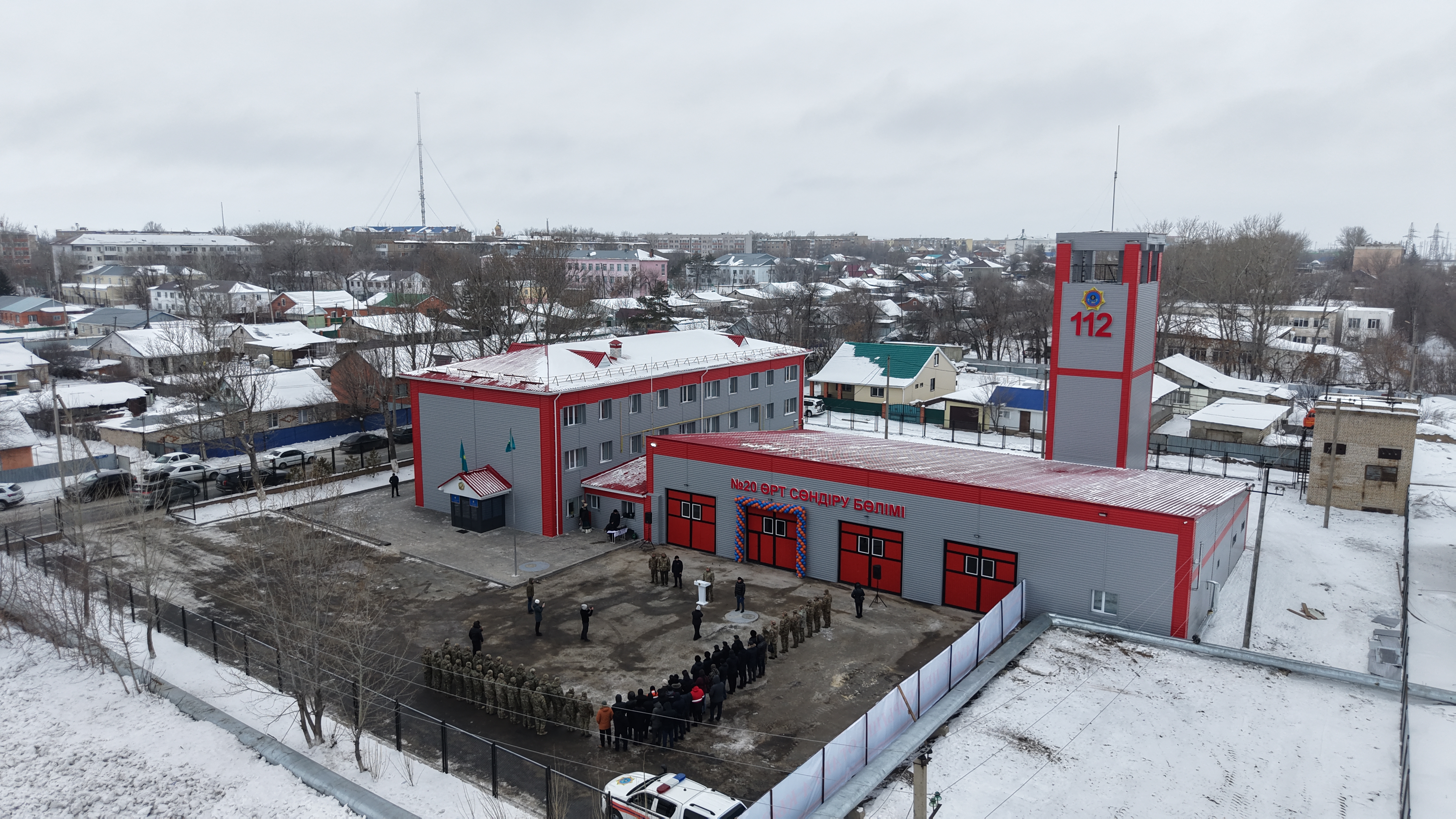 ТЖМ басшысы Ақтөбе облысының құтқарушыларына жаңа техника кілттерін табыс етті