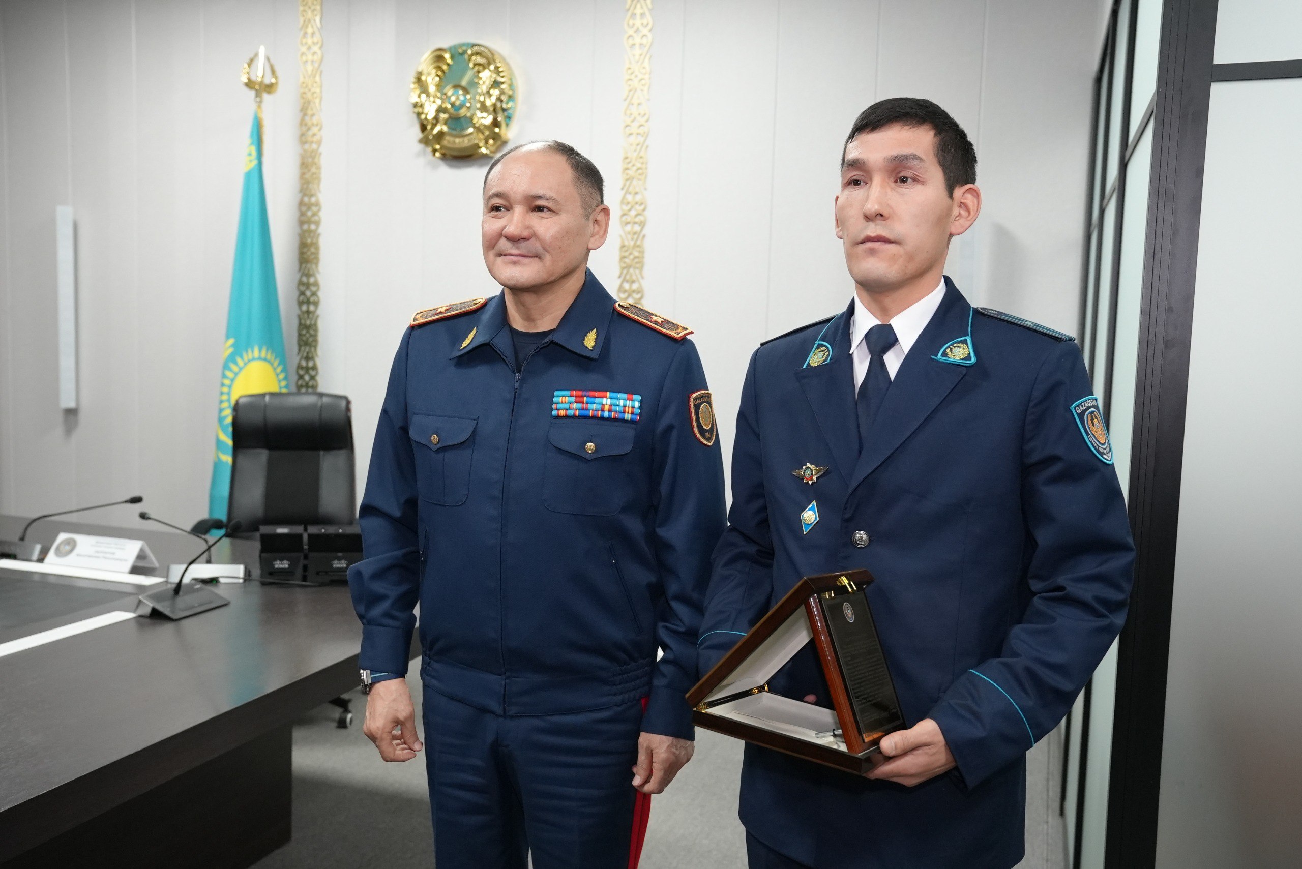 Елге абыройлы қызмет еткен полицейлер зейнеткерлік демалысқа шықты