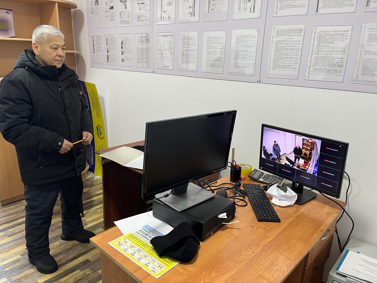 Ұлытау облысы ПД Жезқазған қ. ПБ ҚҚБ Малшыбай селолық округінің №11 учаскелік полиция пунктіне барды