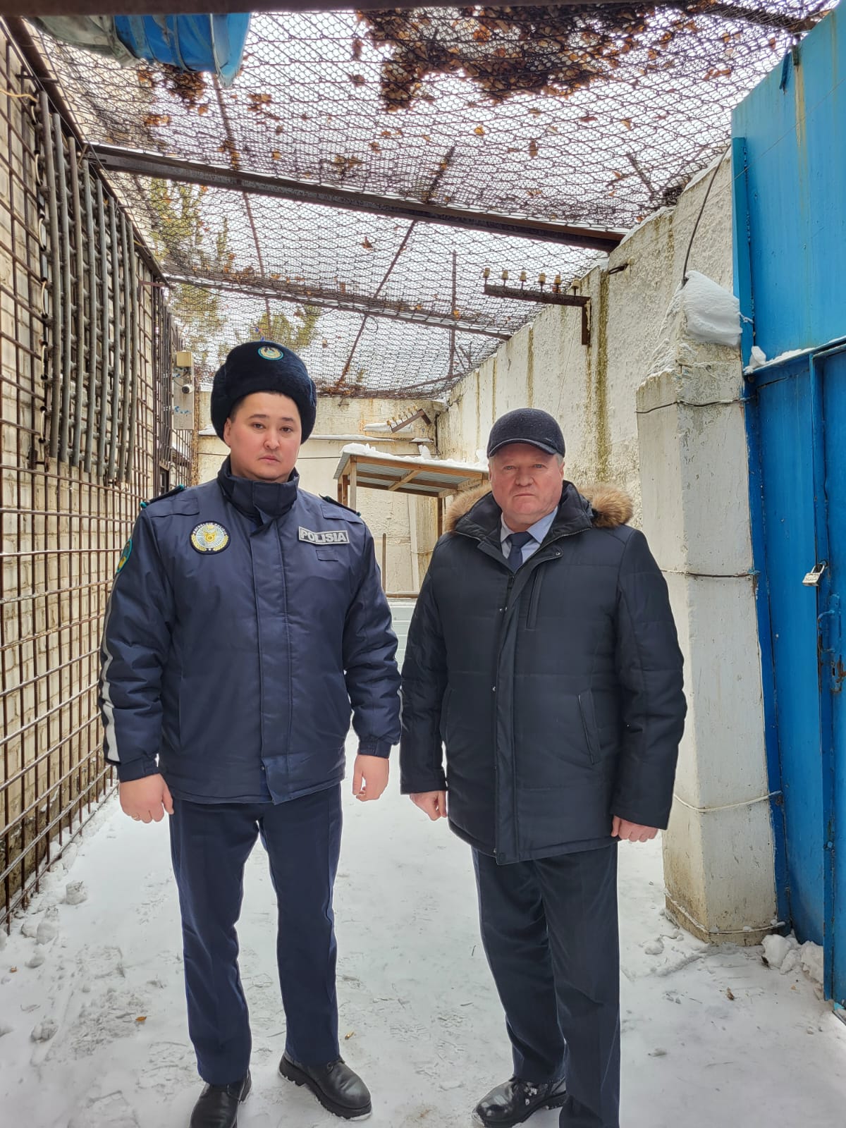 Успен ауданы полиция бөлімінің уақытша ұстау изоляторы, учаскелік пункттеріне бару